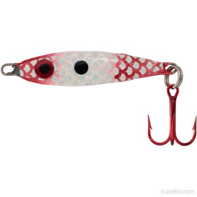 Fle-Fly Bendable Minnow Jigging Spoon, 1/2 oz, Red 550260831